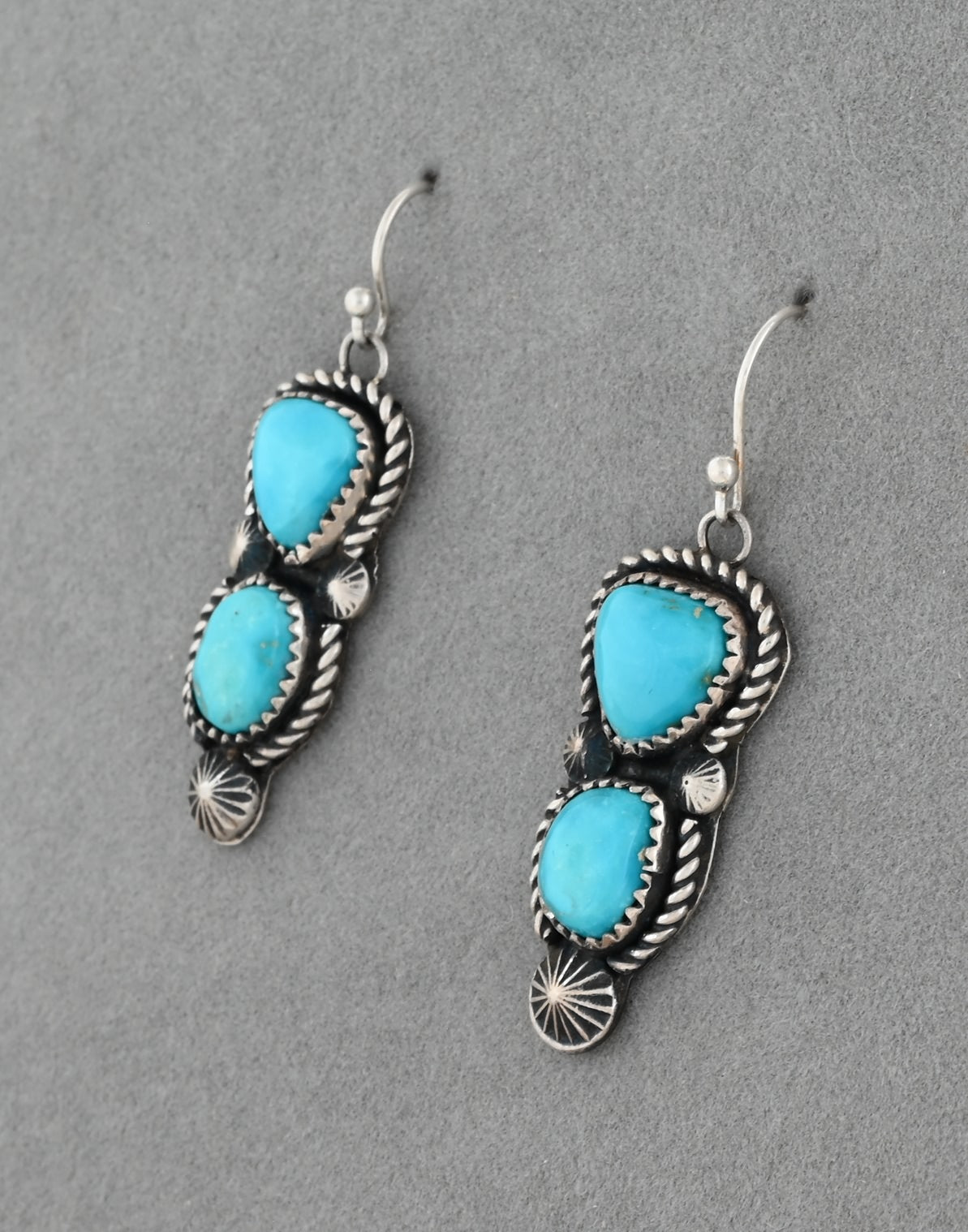 Earrings with Turquoise by Jeanette Dale