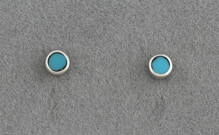 Earrings with (Tiny!) Round Studs by Jimmy Poyer