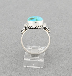 Ring with Sonoran Gold Turquoise by Artie Yellowhorse