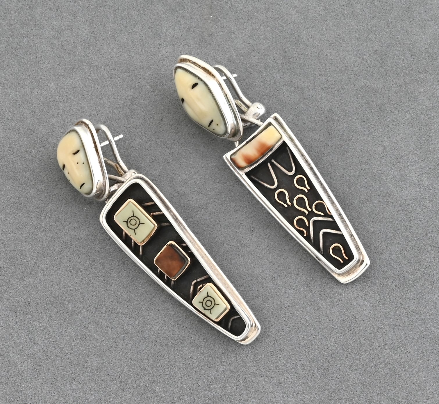 Old Bering Sea Earrings #34/100 Denise Wallace
