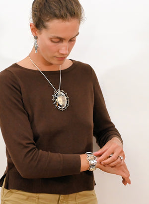 Woman-In-The-Moon Bracelet by Denise Wallace
