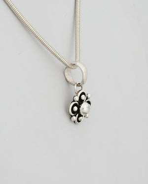 Pendant with Small Flower by Artie Yellowhorse