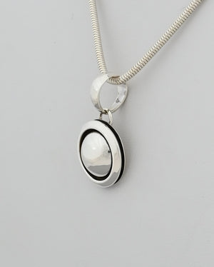 Pendant with Circular Dome by Artie Yellowhorse