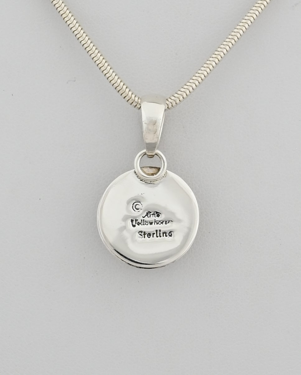 Pendant with Circular Dome by Artie Yellowhorse