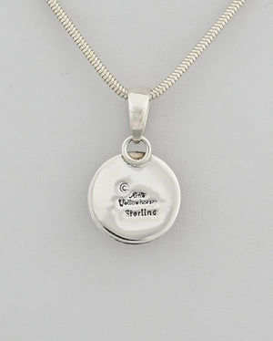 Pendant with Circular Dome by Artie Yellowhorse