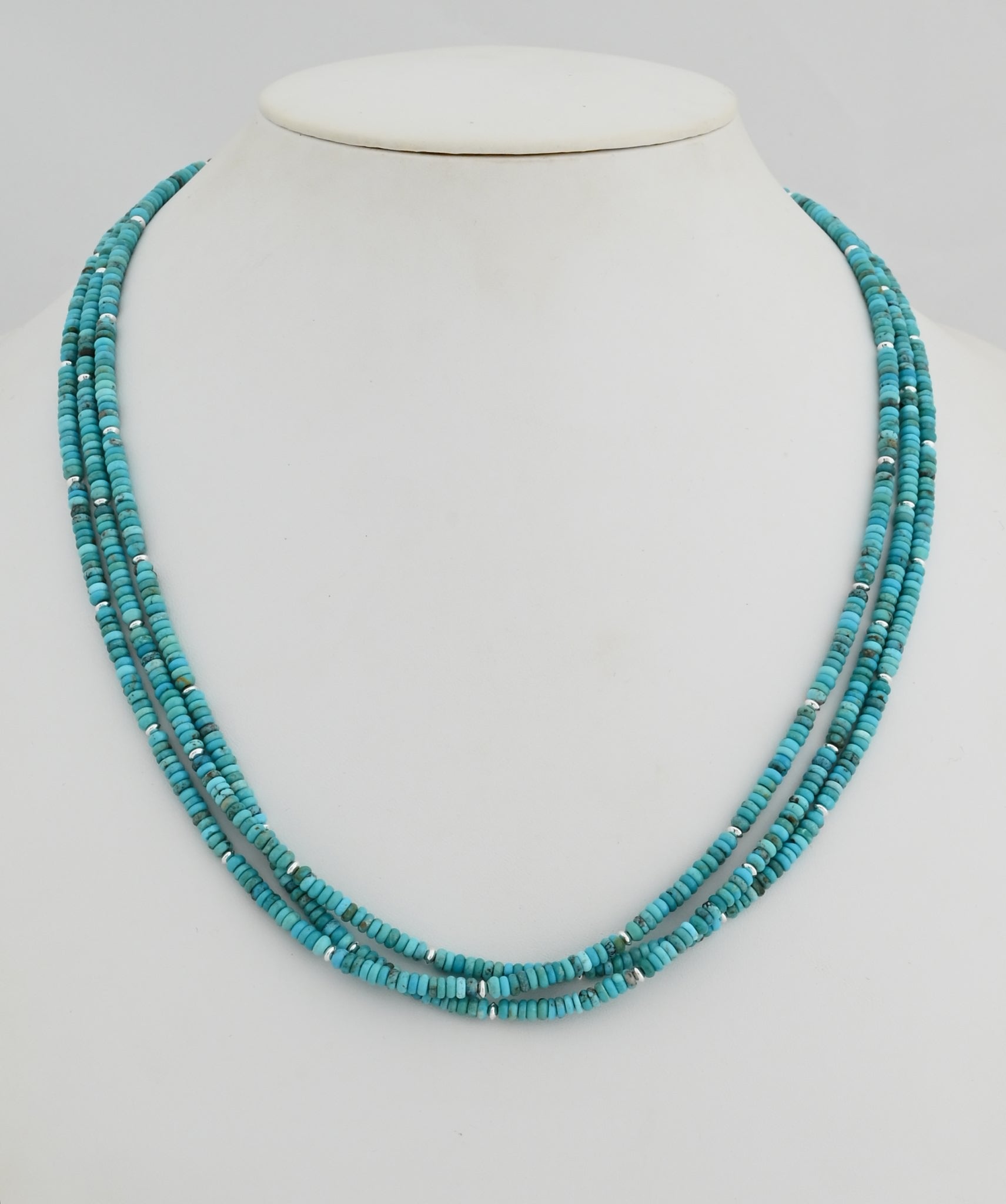 Necklace with Kingman Turquoise by Desiree Yellowhorse
