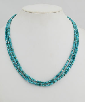 Necklace with Kingman Turquoise by Desiree Yellowhorse