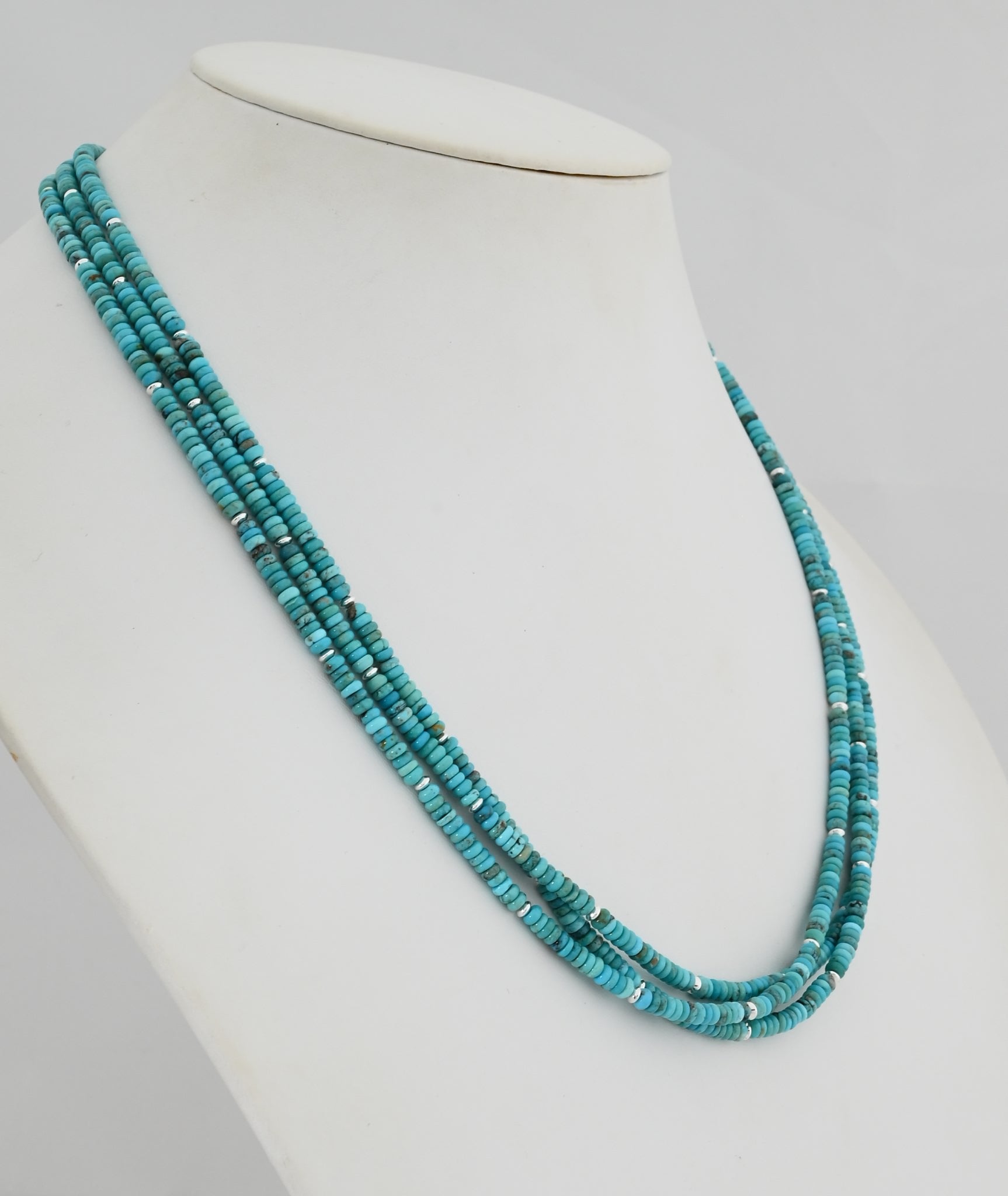 Necklace with Kingman Turquoise by Desiree Yellowhorse