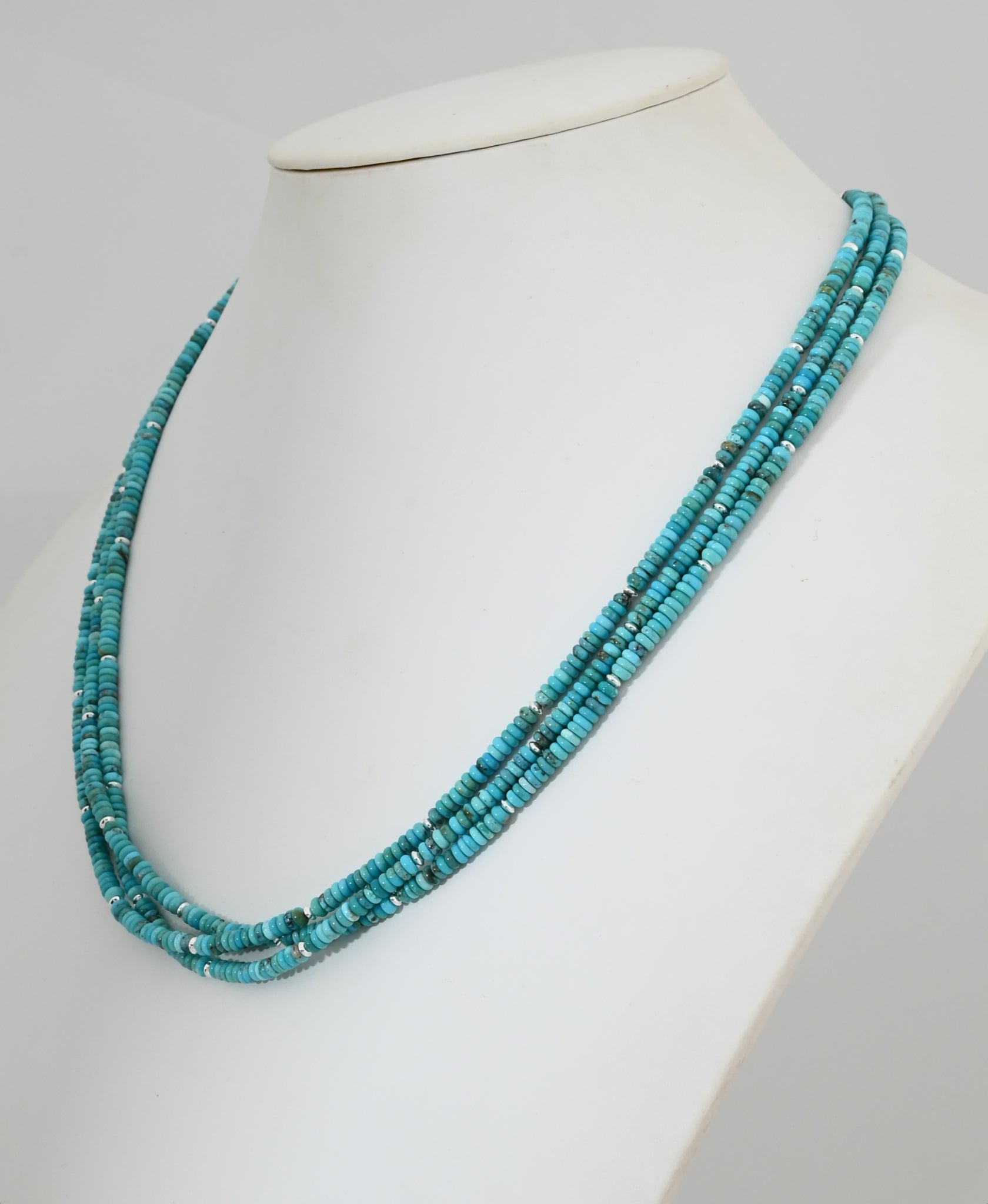 Necklace with Kingman Turquoise by Desiree Yellowhorse