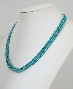 Necklace with Kingman Turquoise by Desiree Yellowhorse
