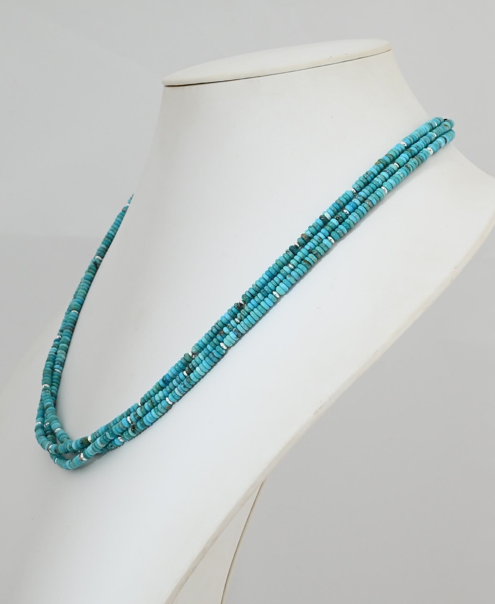 Necklace with Kingman Turquoise by Desiree Yellowhorse