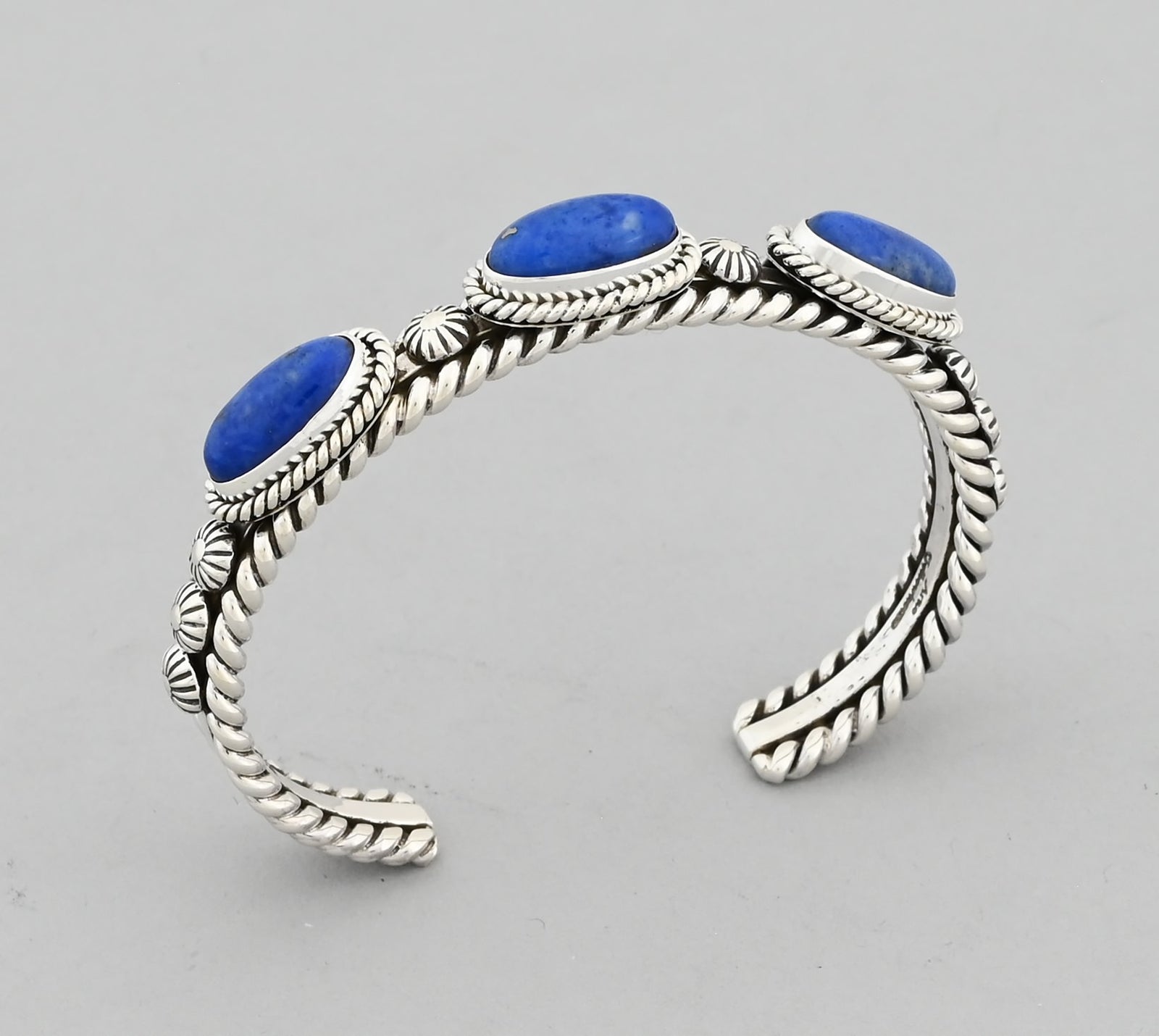 Bracelet with Denim Lapis by Artie Yellowhorse