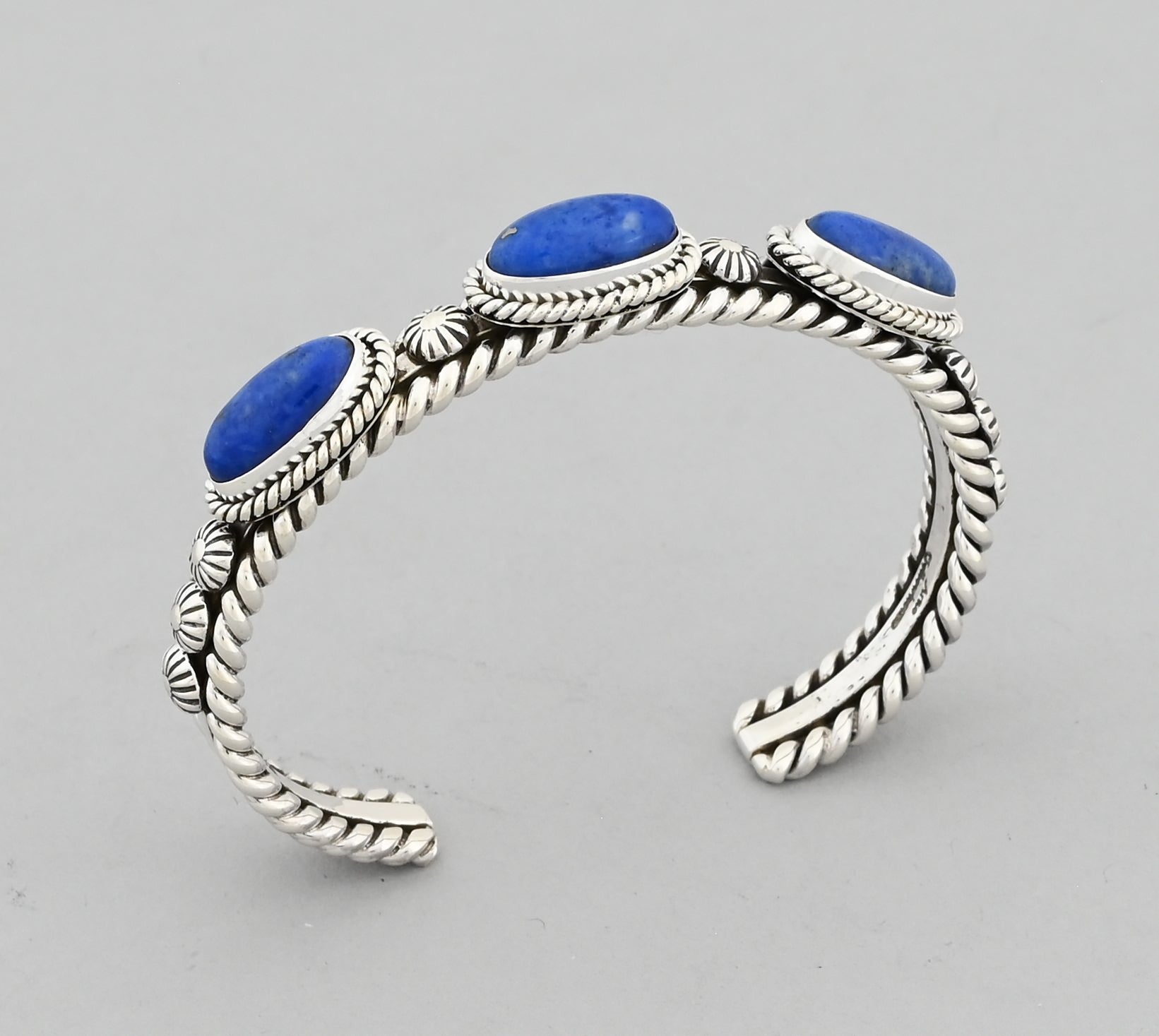 Bracelet with Denim Lapis by Artie Yellowhorse