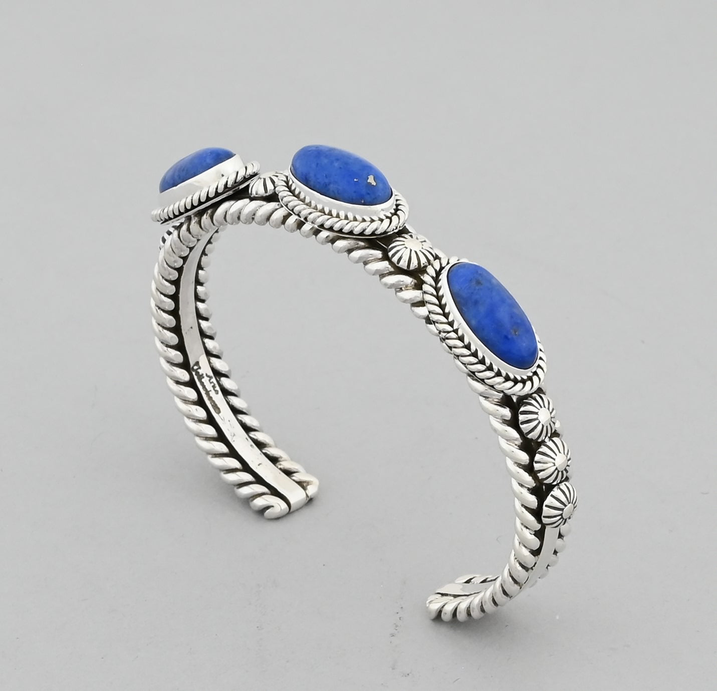 Bracelet with Denim Lapis by Artie Yellowhorse