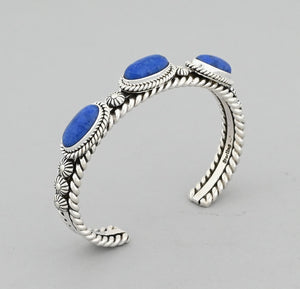 Bracelet with Denim Lapis by Artie Yellowhorse