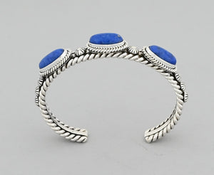Bracelet with Denim Lapis by Artie Yellowhorse