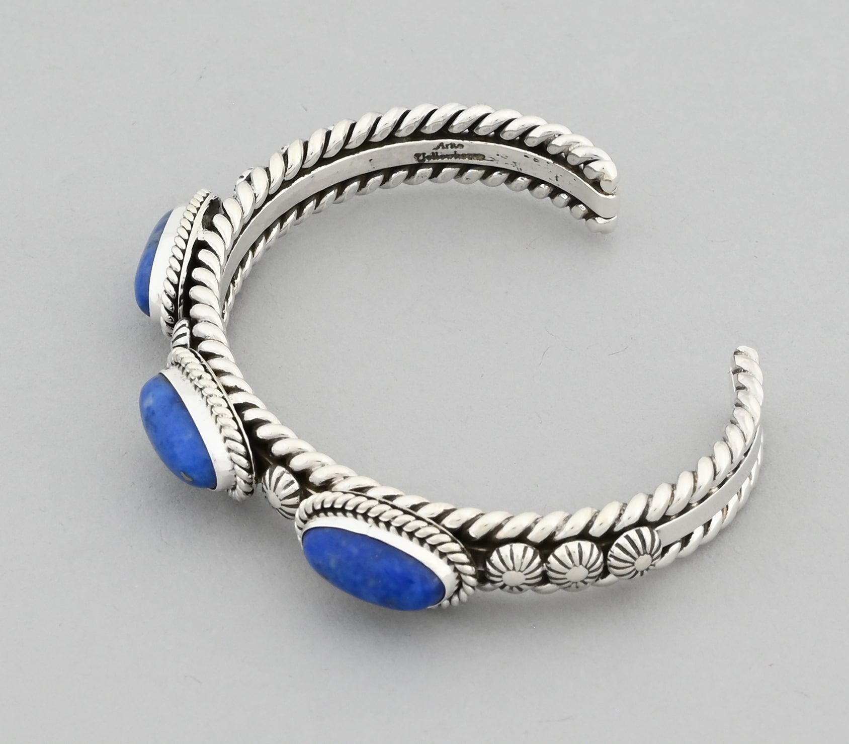 Bracelet with Denim Lapis by Artie Yellowhorse