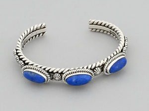Bracelet with Denim Lapis by Artie Yellowhorse