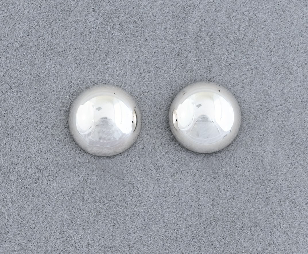 Earrings with Simple Dome by Artie Yellowhorse