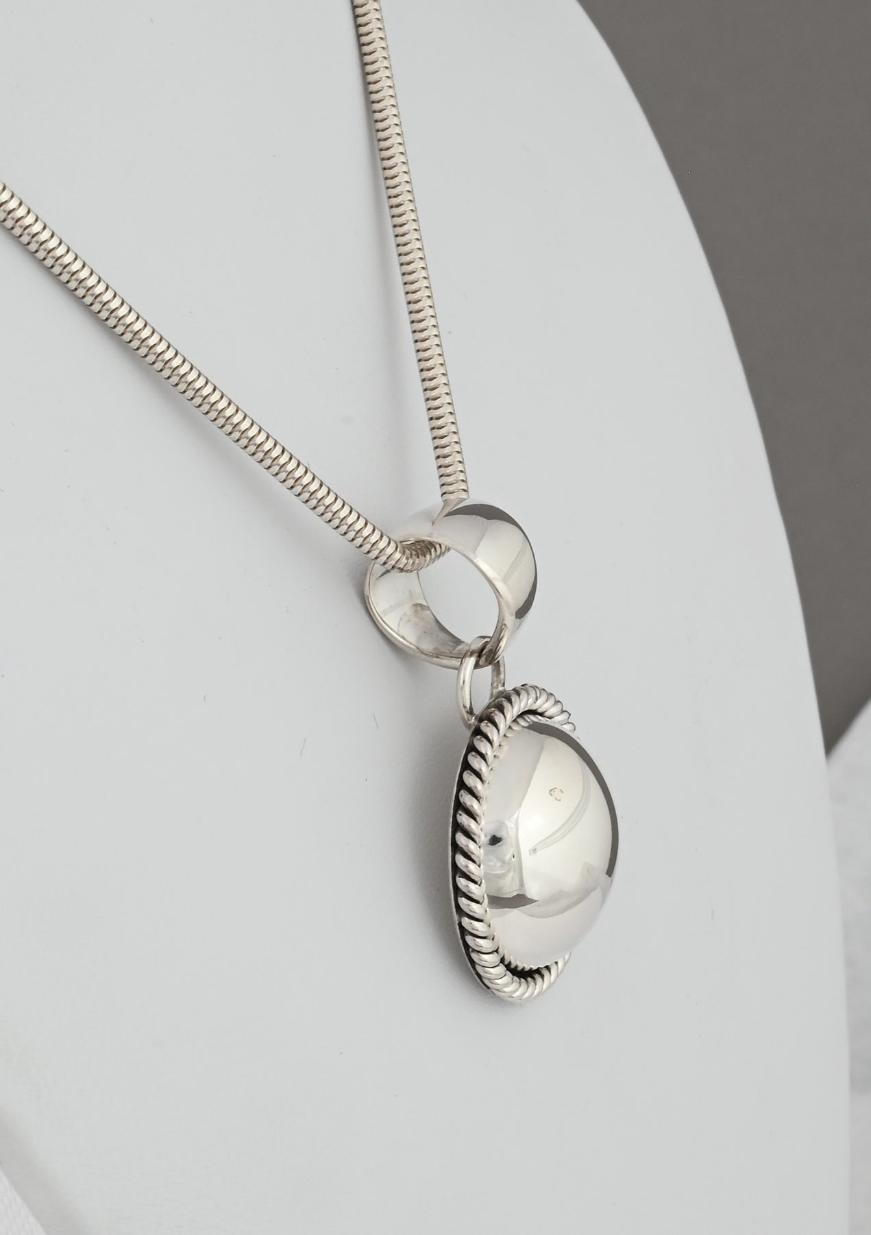 Pendant with Sterling Silver Dome by Artie Yellowhorse