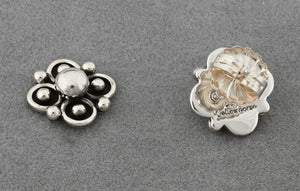 Earrings, Small Flowers on Posts by Artie Yellowhorse
