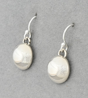 Earrings with Domes on Wires by Artie Yellowhorse