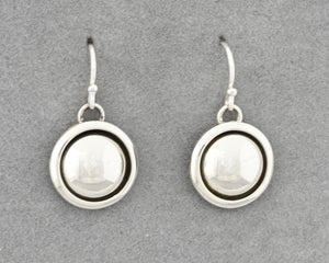 Earrings with Shadowbox Domes by Artie Yellowhorse