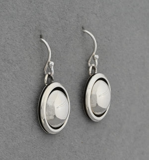 Earrings with Shadowbox Domes by Artie Yellowhorse
