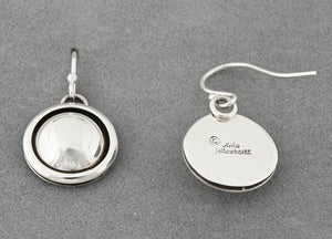 Earrings with Shadowbox Domes by Artie Yellowhorse