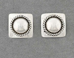 Earrings on posts by Artie Yellowhorse