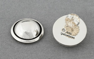 Earrings with Shadowbox by Artie Yellowhorse