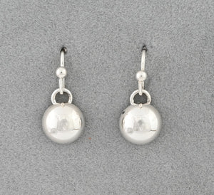 Earrings with Plain Domes by Artie Yellowhorse