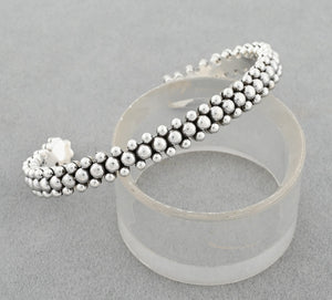 Bracelet with 3 Row of Dots by Artie Yellowhorse