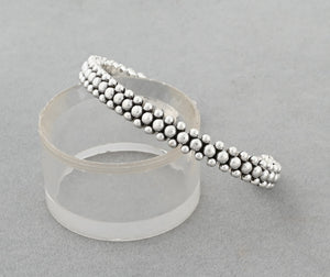 Bracelet with 3 Row of Dots by Artie Yellowhorse