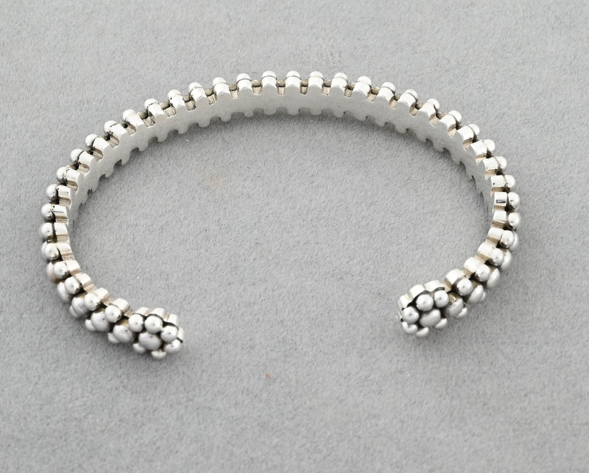 Bracelet with 3 Row of Dots by Artie Yellowhorse