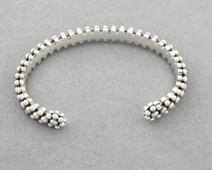 Bracelet with 3 Row of Dots by Artie Yellowhorse