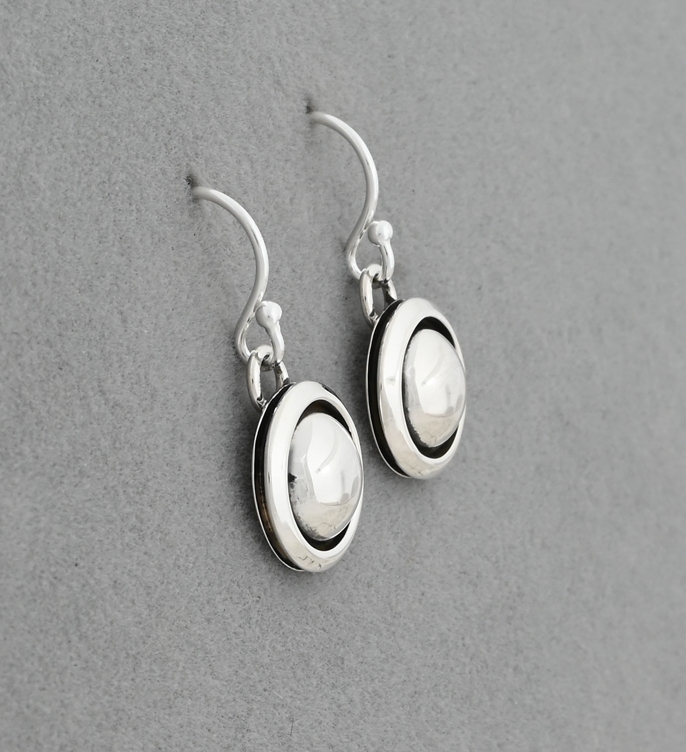 Earrings with Domes by Artie Yellowhorse