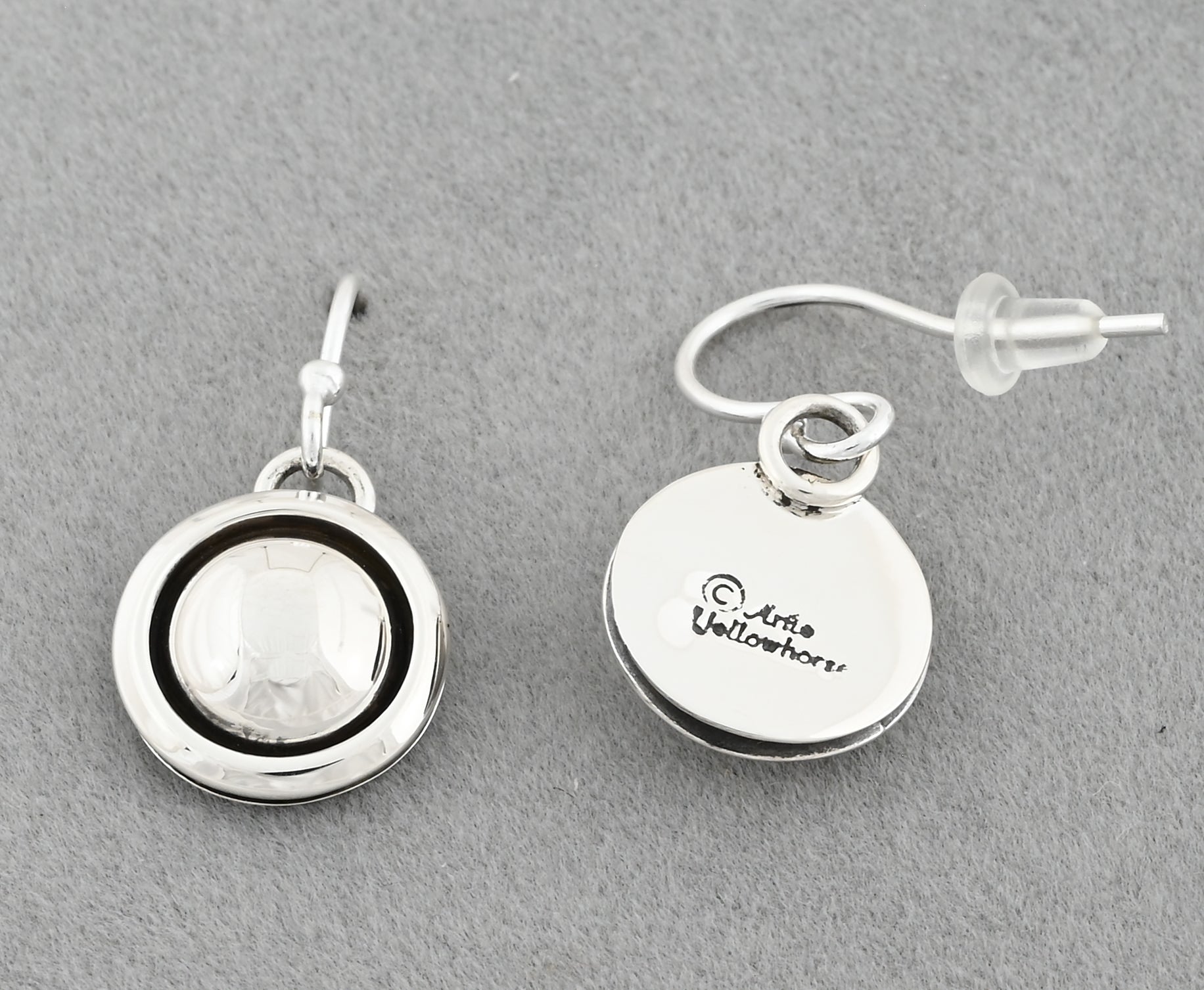 Earrings with Domes by Artie Yellowhorse