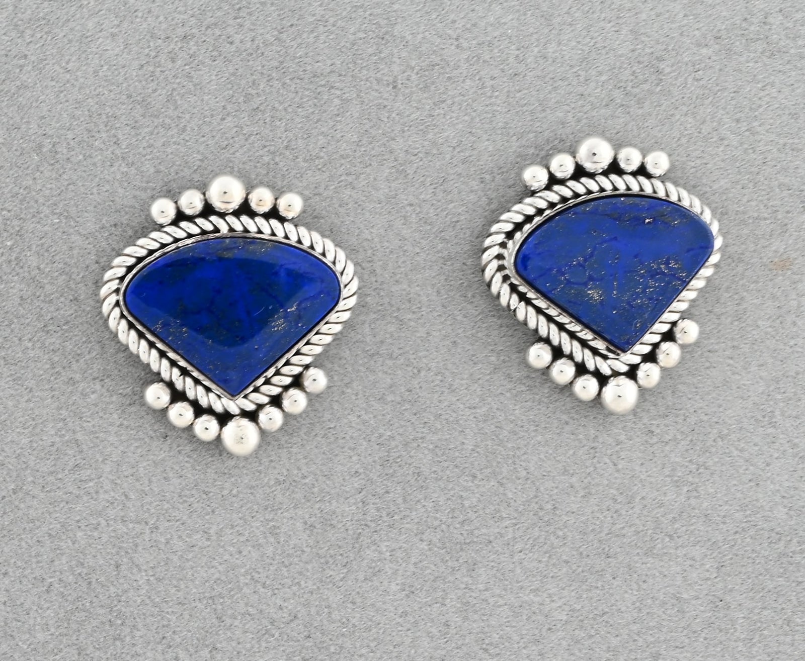 Earrings with Lapis Lazuli by Artie Yellowhorse