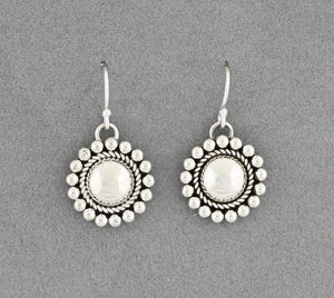 Earrings with Domes and Dots by Artie Yellowhorse