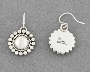 Earrings with Domes and Dots by Artie Yellowhorse