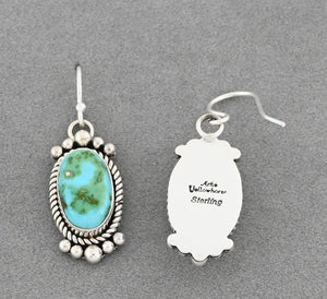 Earrings with Sonoran Gold Turquoise by Artie Yellowhorse