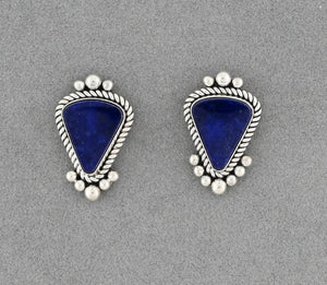 Earrings with Lapis Lazuli by Artie Yellowhorse