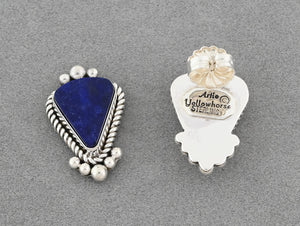Earrings with Lapis Lazuli by Artie Yellowhorse