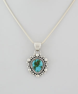 Pendant with Sonoran Gold Turquoise by Artie Yellowhorse