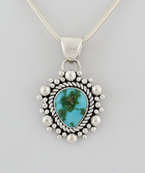 Pendant with Sonoran Gold Turquoise by Artie Yellowhorse