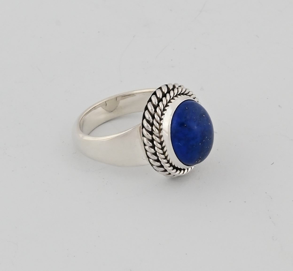 Ring with Lapis Lazuli by Artie Yellowhorse