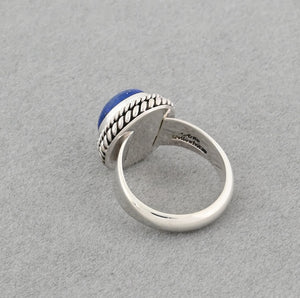 Ring with Lapis Lazuli by Artie Yellowhorse