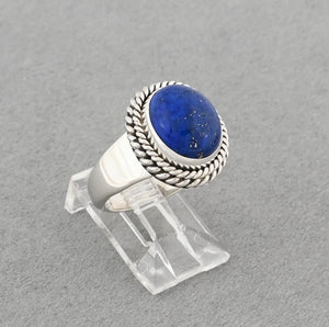 Ring with Lapis Lazuli by Artie Yellowhorse