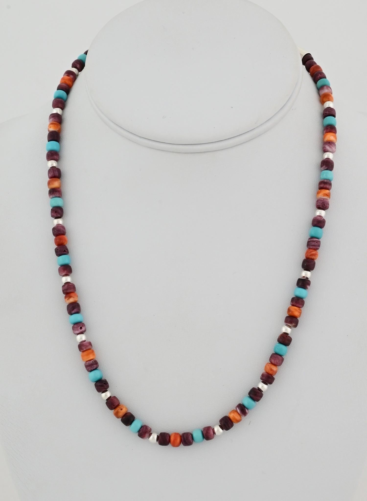 Necklace with Multicolor Beads by Desiree Yellowhorse
